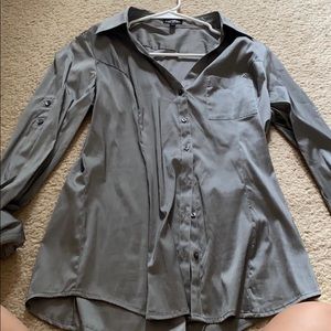 Silky Silver Express Blouse